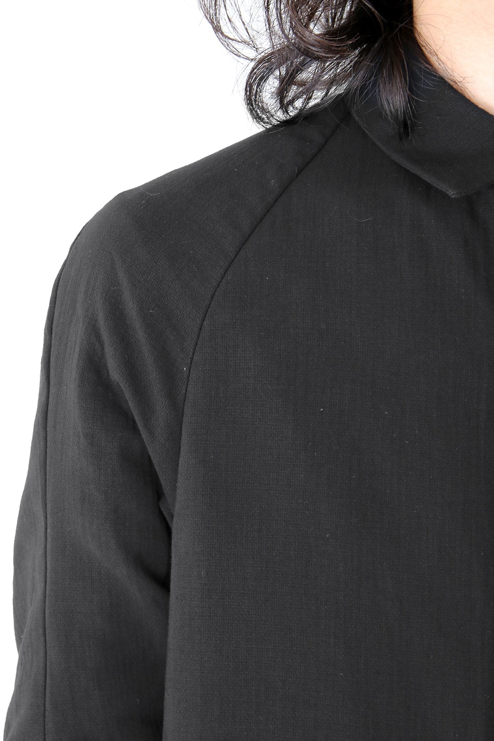 Long Shirt Triple Crepe Cotton