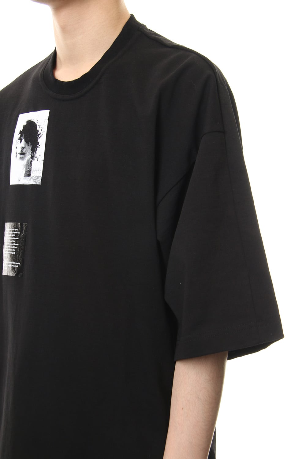 PRINT BIG T-SHIRT Black