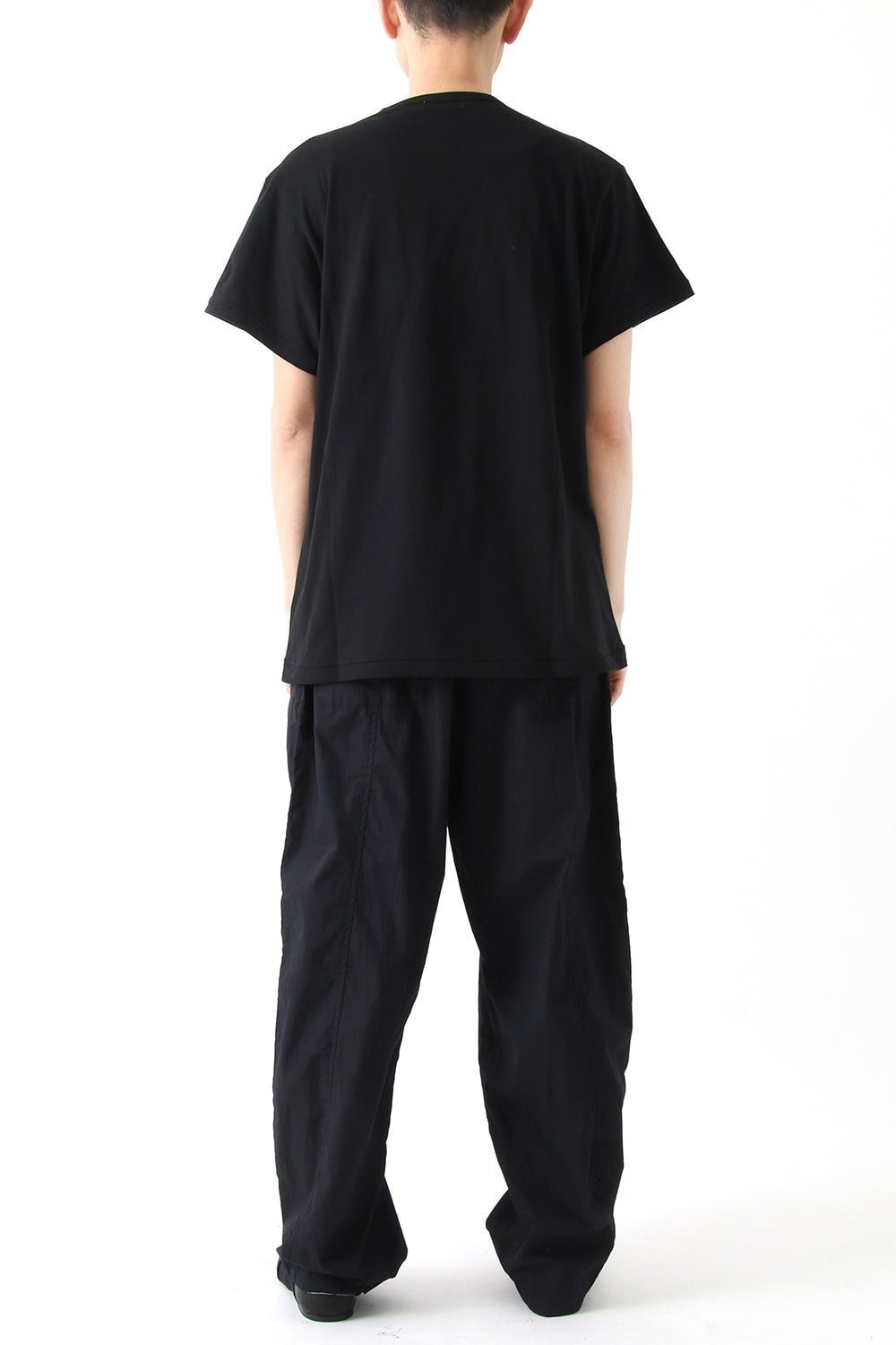 Classical Switched Parts Draw Cord Dyed Pants