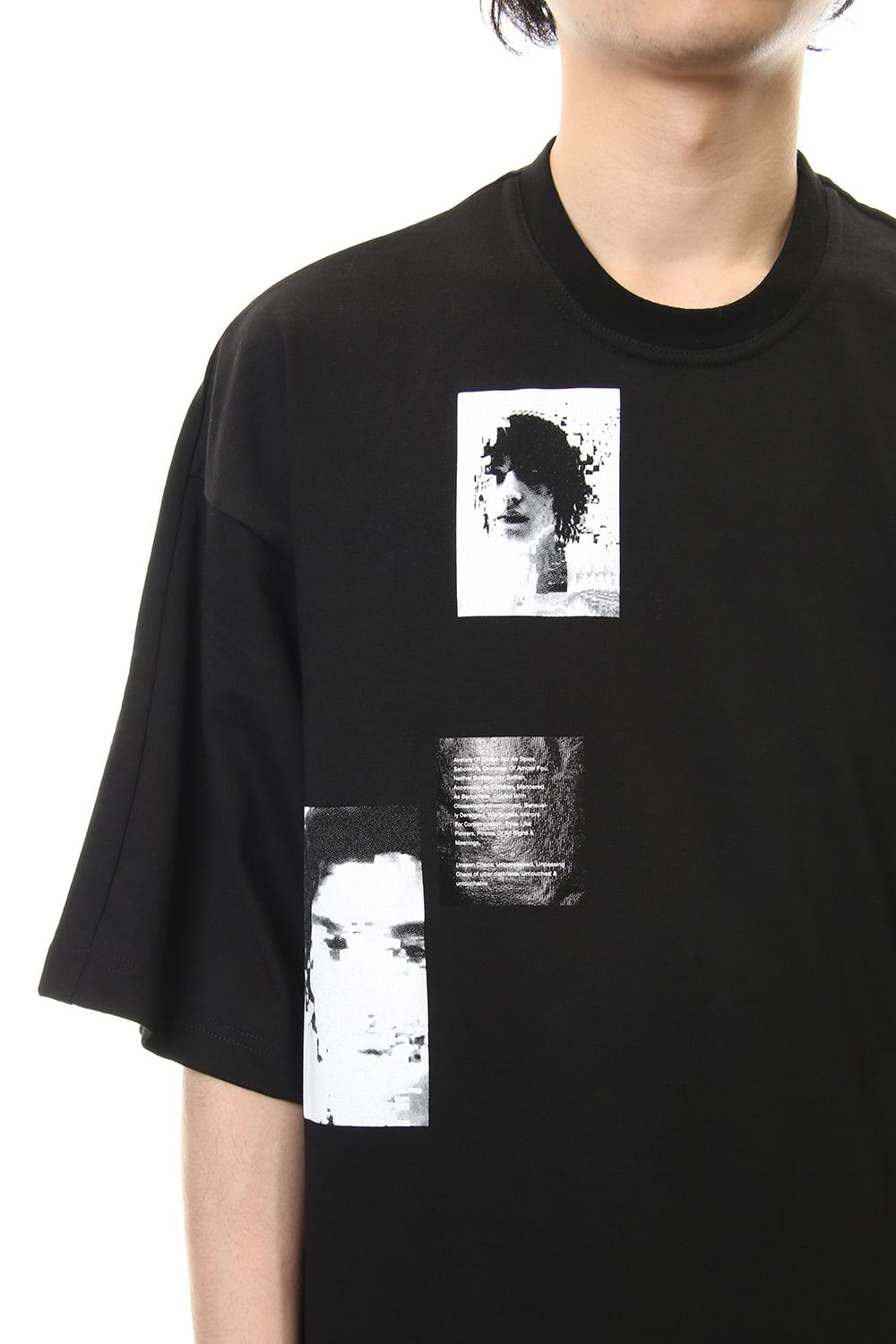 PRINT BIG T-SHIRT Black