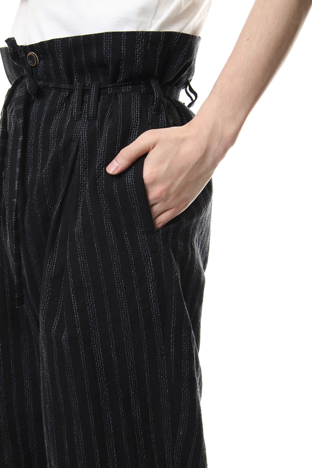 Pants Cotton Linen Uneven Dyed Yarn Dobby Cloth PA83-CLI24