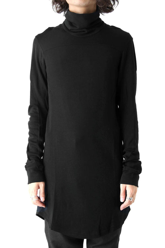 High Neck Long Sleeve Wool & Rayon