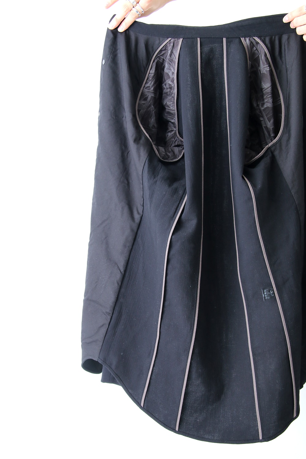 Long Shirt Triple Crepe Cotton