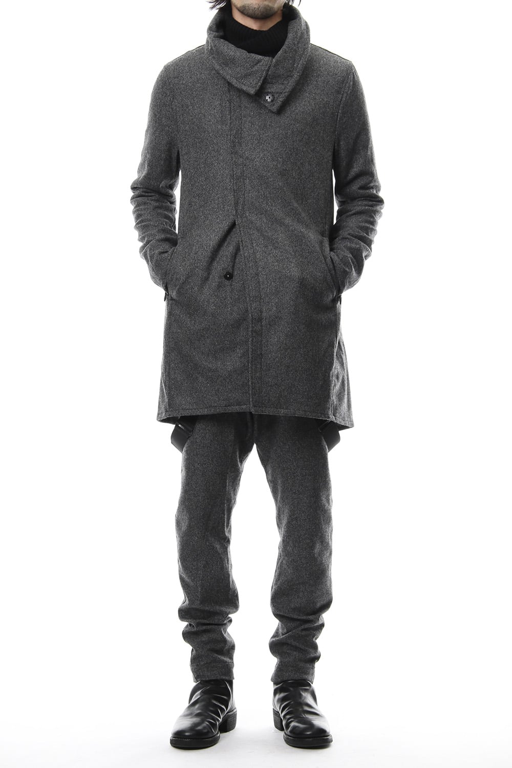 Flannel jersey Coat RB-054 T.Black