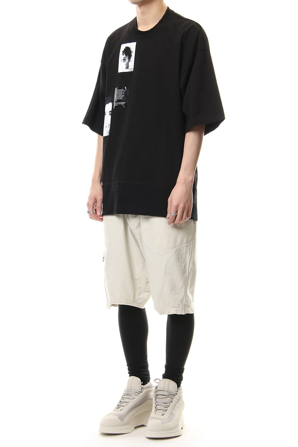 PRINT BIG T-SHIRT Black