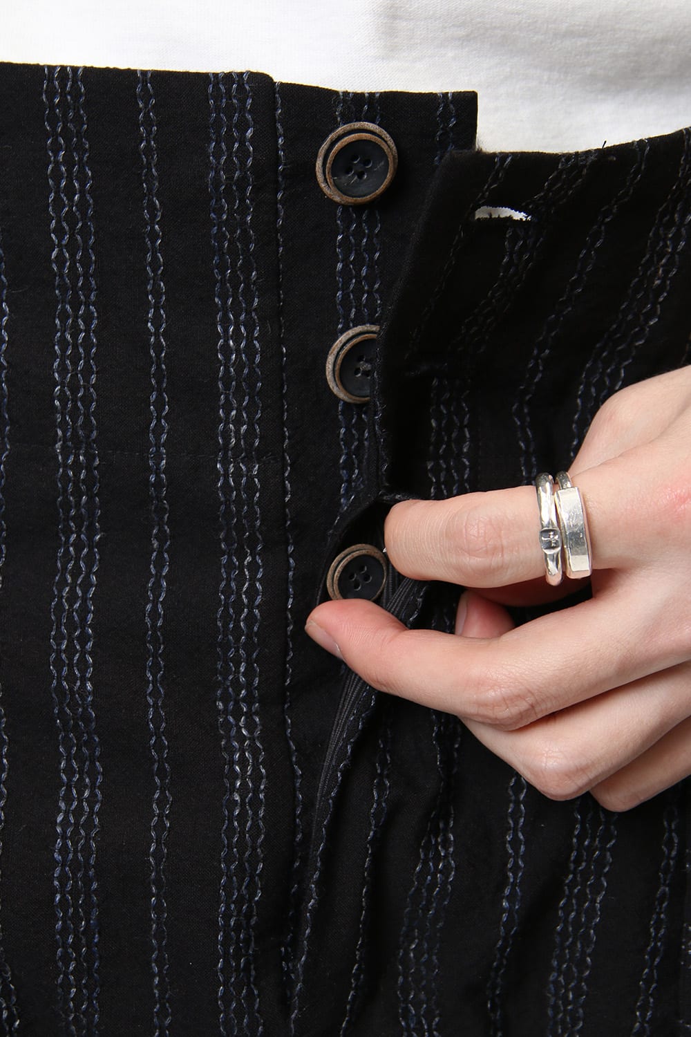 Pants Cotton Linen Uneven Dyed Yarn Dobby Cloth PA83-CLI24