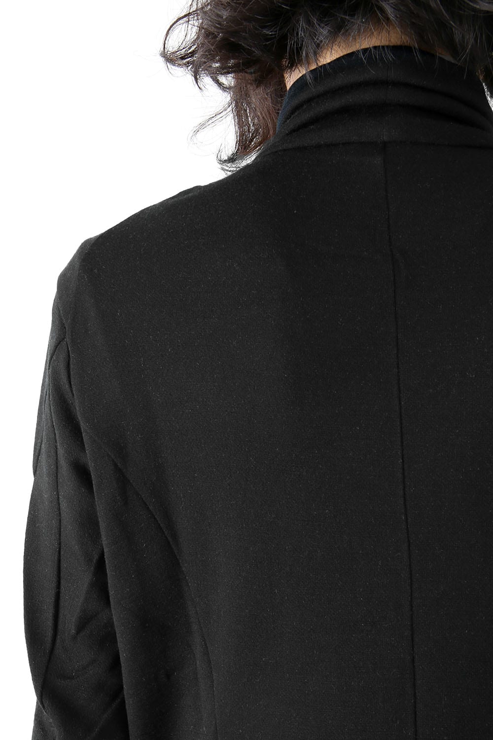 High Neck Long Sleeve Wool & Rayon