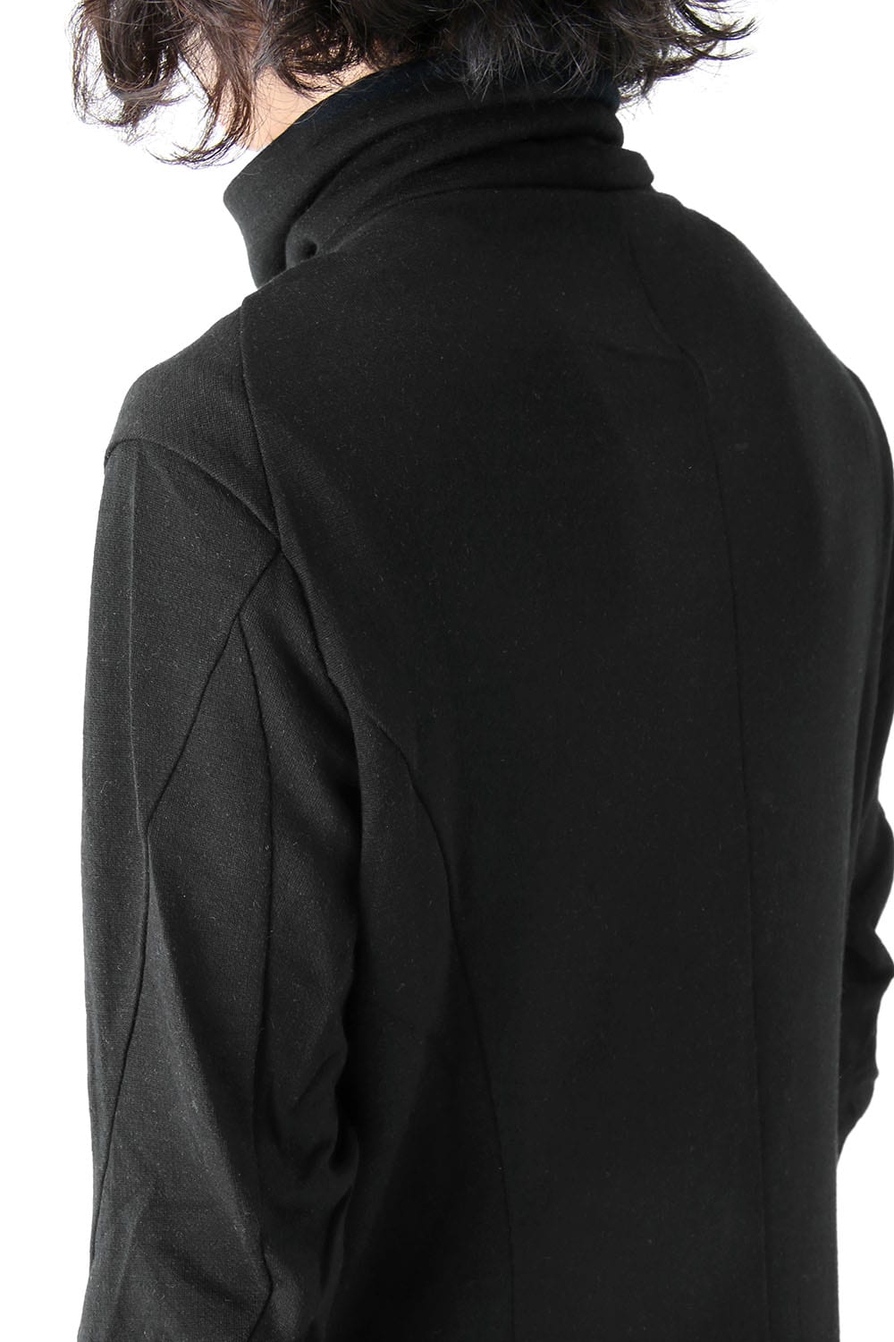 High Neck Long Sleeve Wool & Rayon