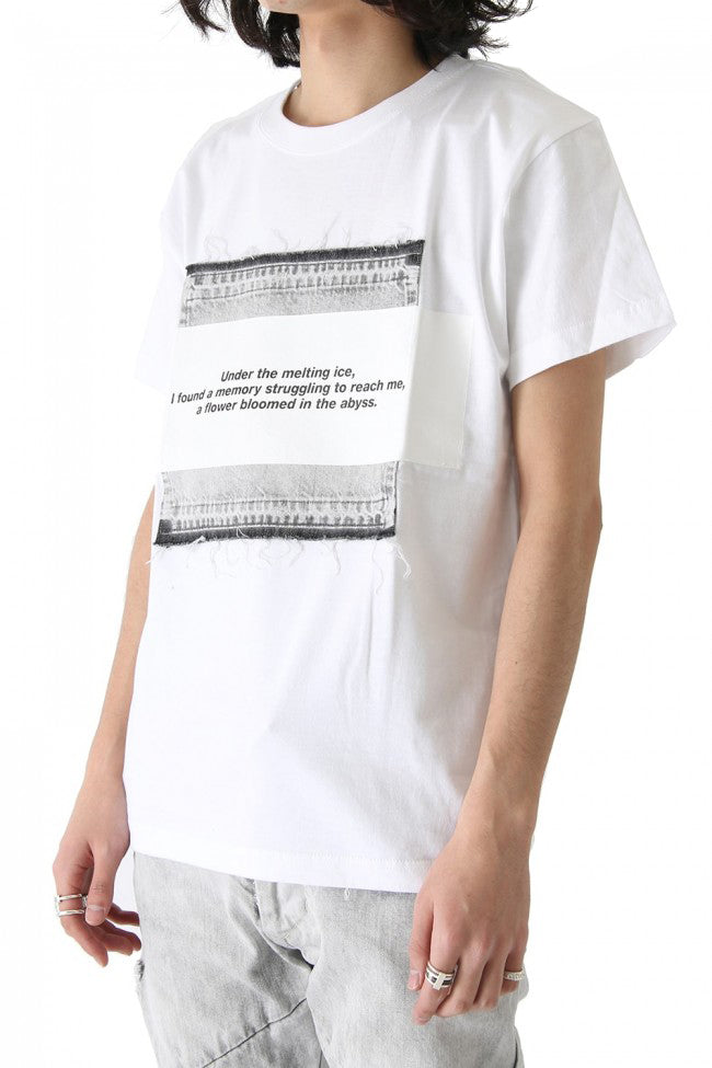 DENIM PATCH T-SHIRT