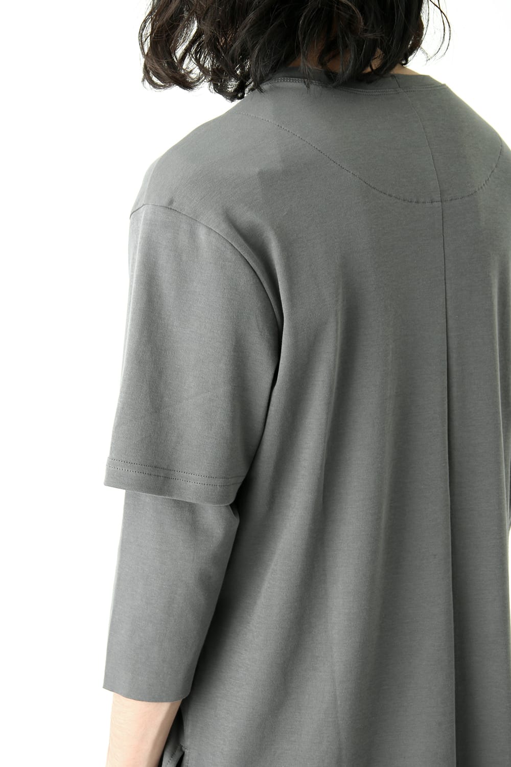 Smooth Layered Three Quarter Sleeve Tee