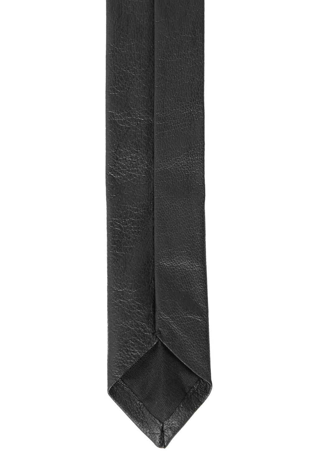 T.A.S  LAMB LEATHER NECK TIE (NARROW)