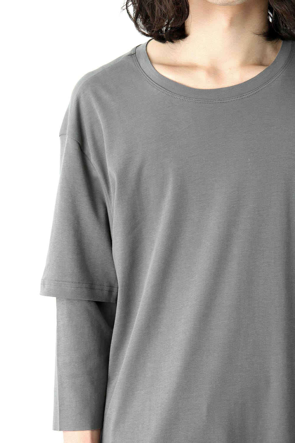 Smooth Layered Three Quarter Sleeve Tee