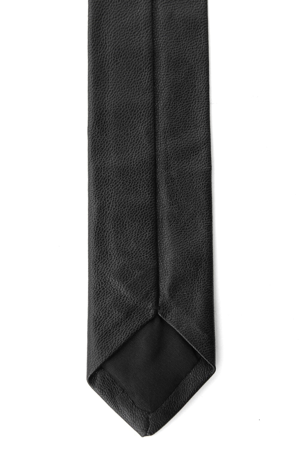 T.A.S  LAMB LEATHER NECK TIE (NARROW)