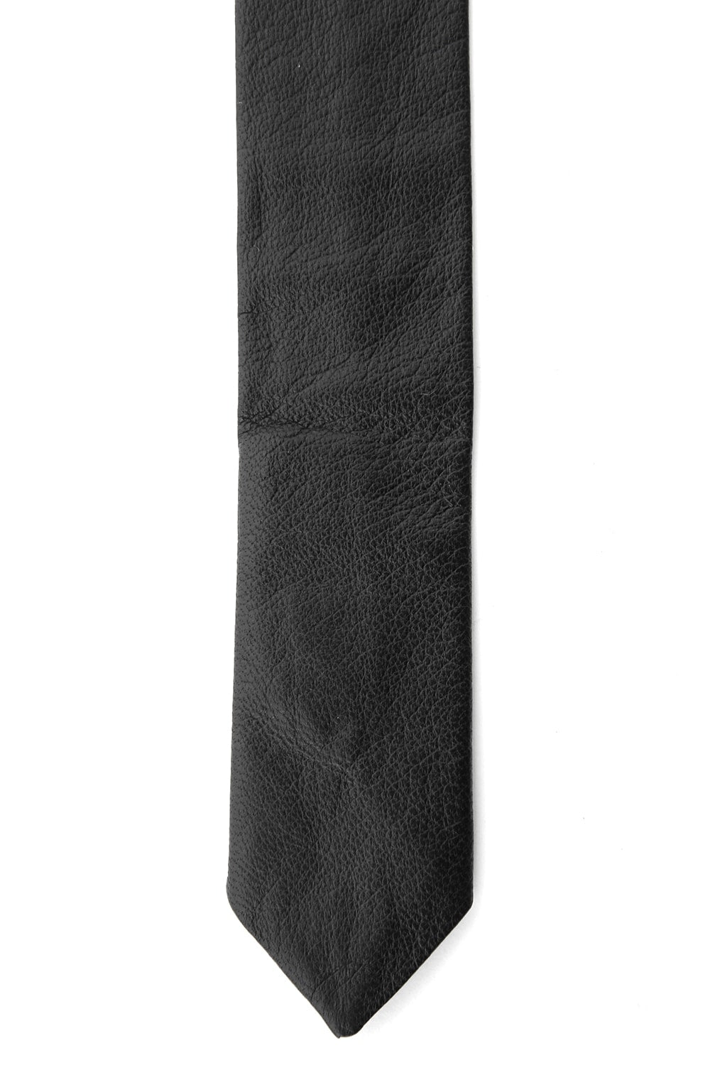 T.A.S  LAMB LEATHER NECK TIE (NARROW)