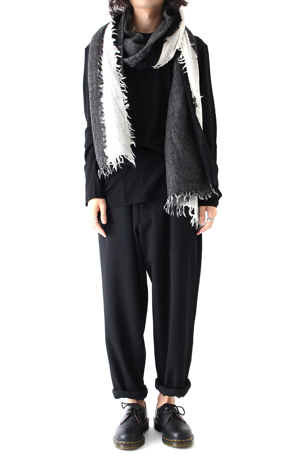 Needle Punch Wool Scarf