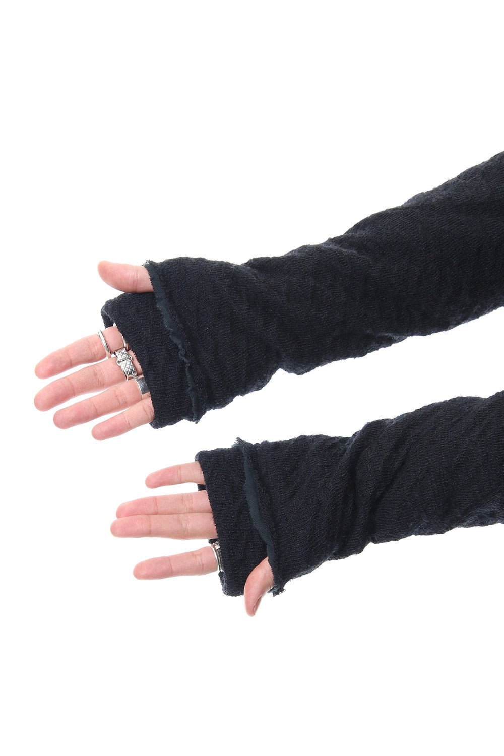 Norway wool dual-layered fabric high neck pullover