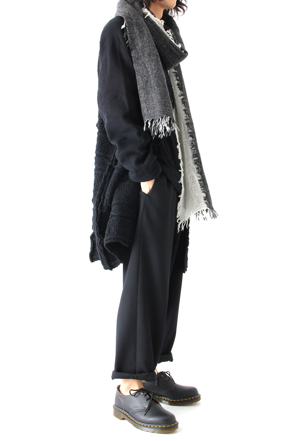 Needle Punch Wool Scarf