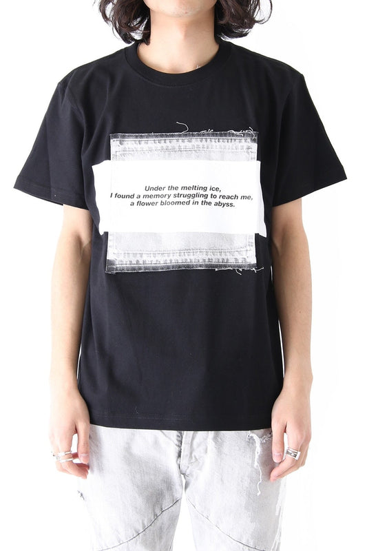 DENIM PATCH T-SHIRT