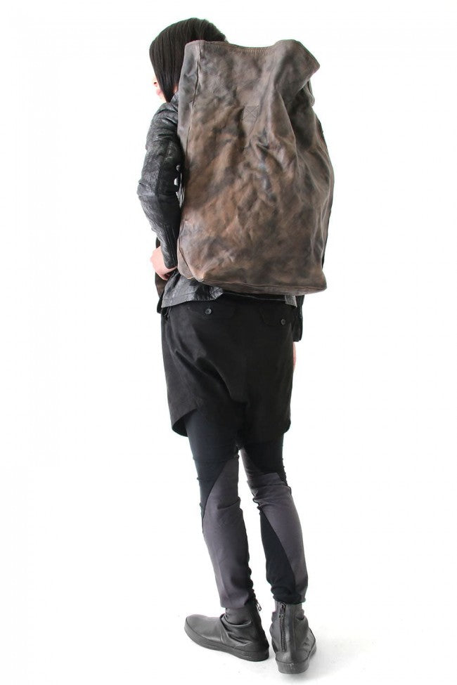 LEATHER 2WAY TOTE BAG CALLIGRAPHY