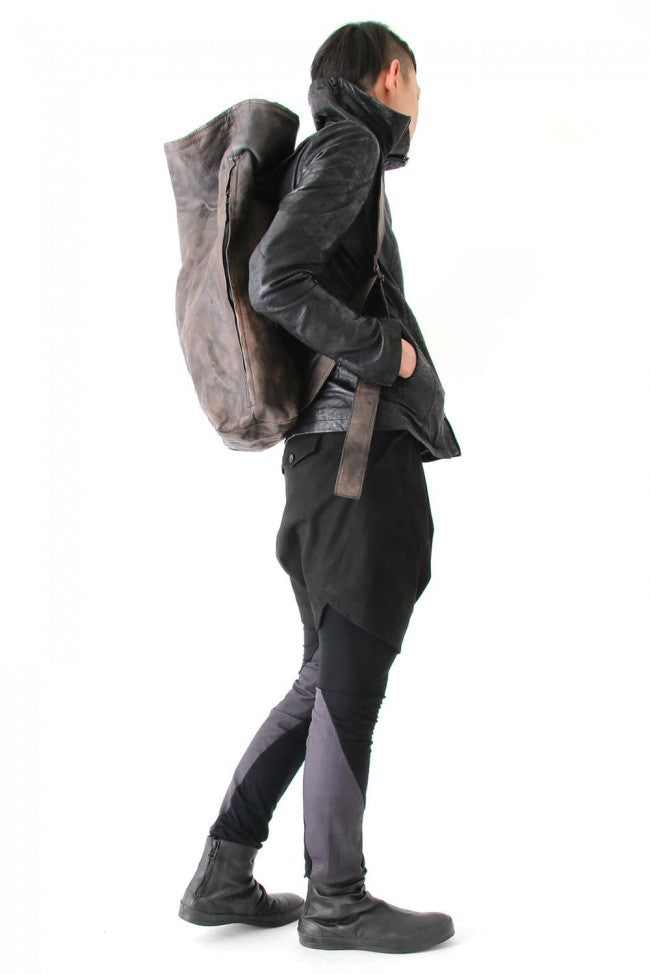 LEATHER 2WAY TOTE BAG CALLIGRAPHY