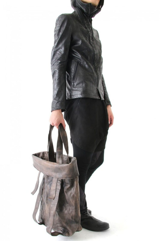 LEATHER 2WAY TOTE BAG CALLIGRAPHY