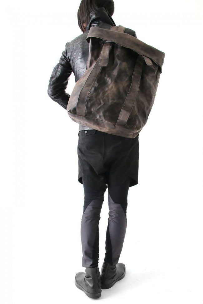 LEATHER 2WAY TOTE BAG CALLIGRAPHY