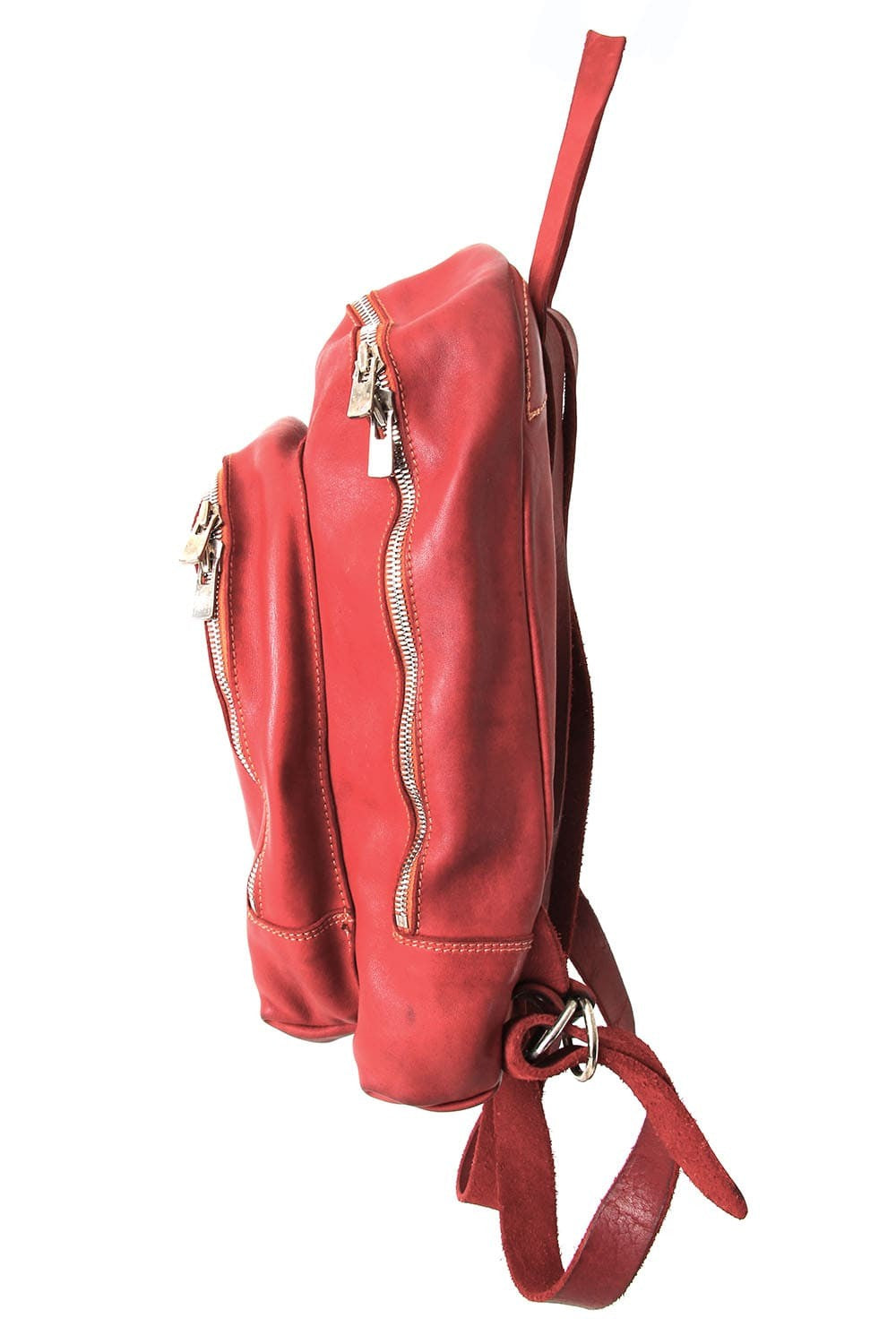 Soft Horse Leather Back Pack - DBP05 - RED