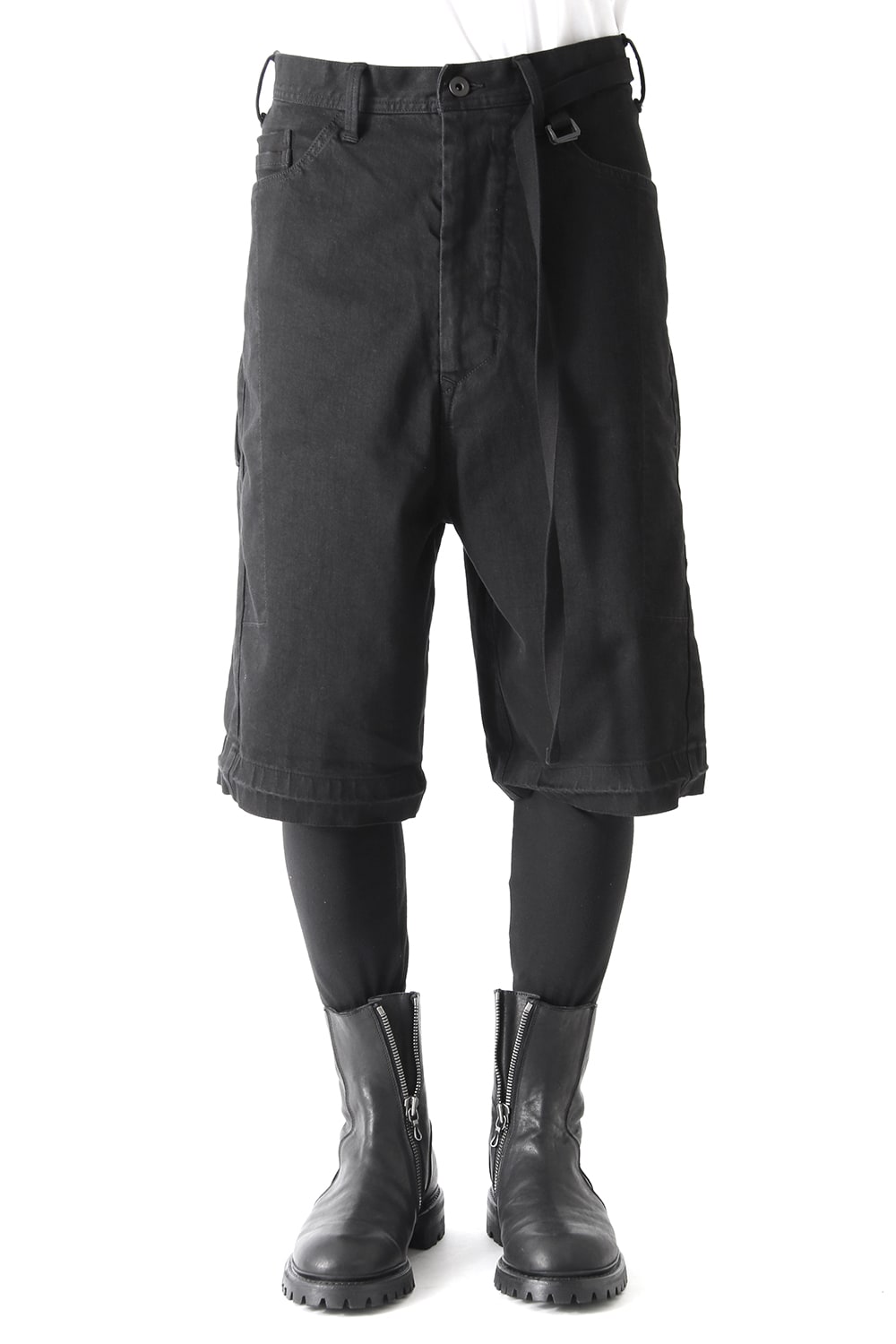 RANDOM WEBBING BAGGY SHORT PANTS - JULIUS