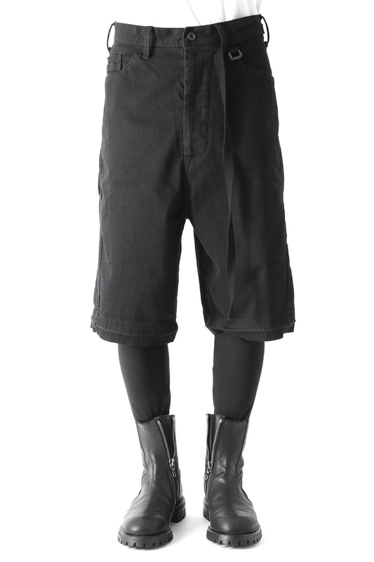 RANDOM WEBBING BAGGY SHORT PANTS - JULIUS