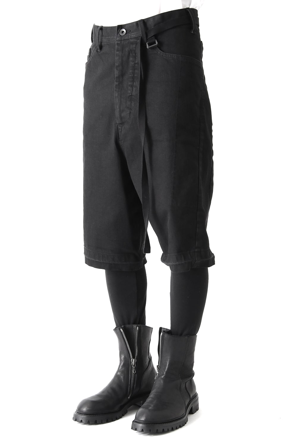 RANDOM WEBBING BAGGY SHORT PANTS - JULIUS