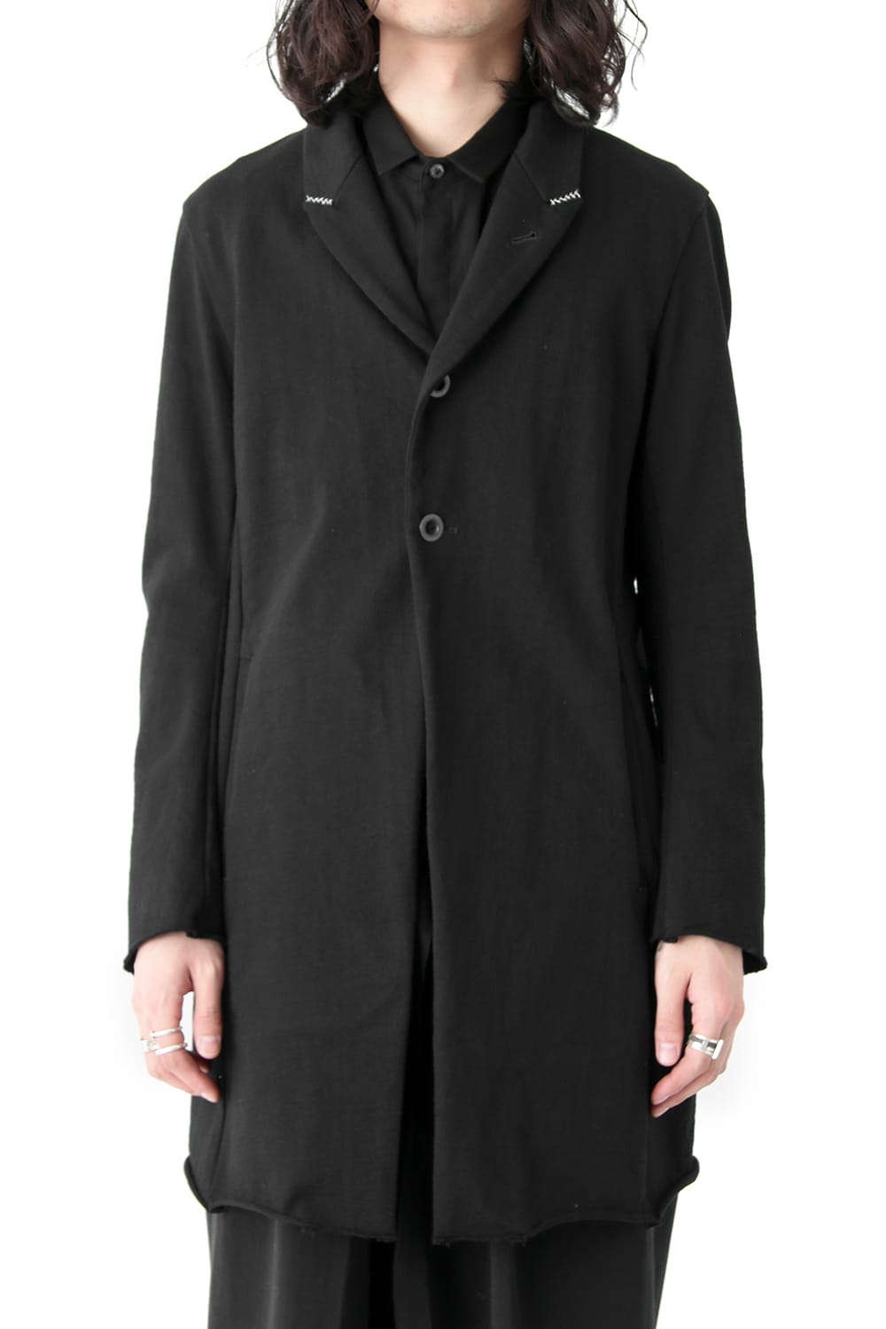 Hanging Inlay Long Jacket