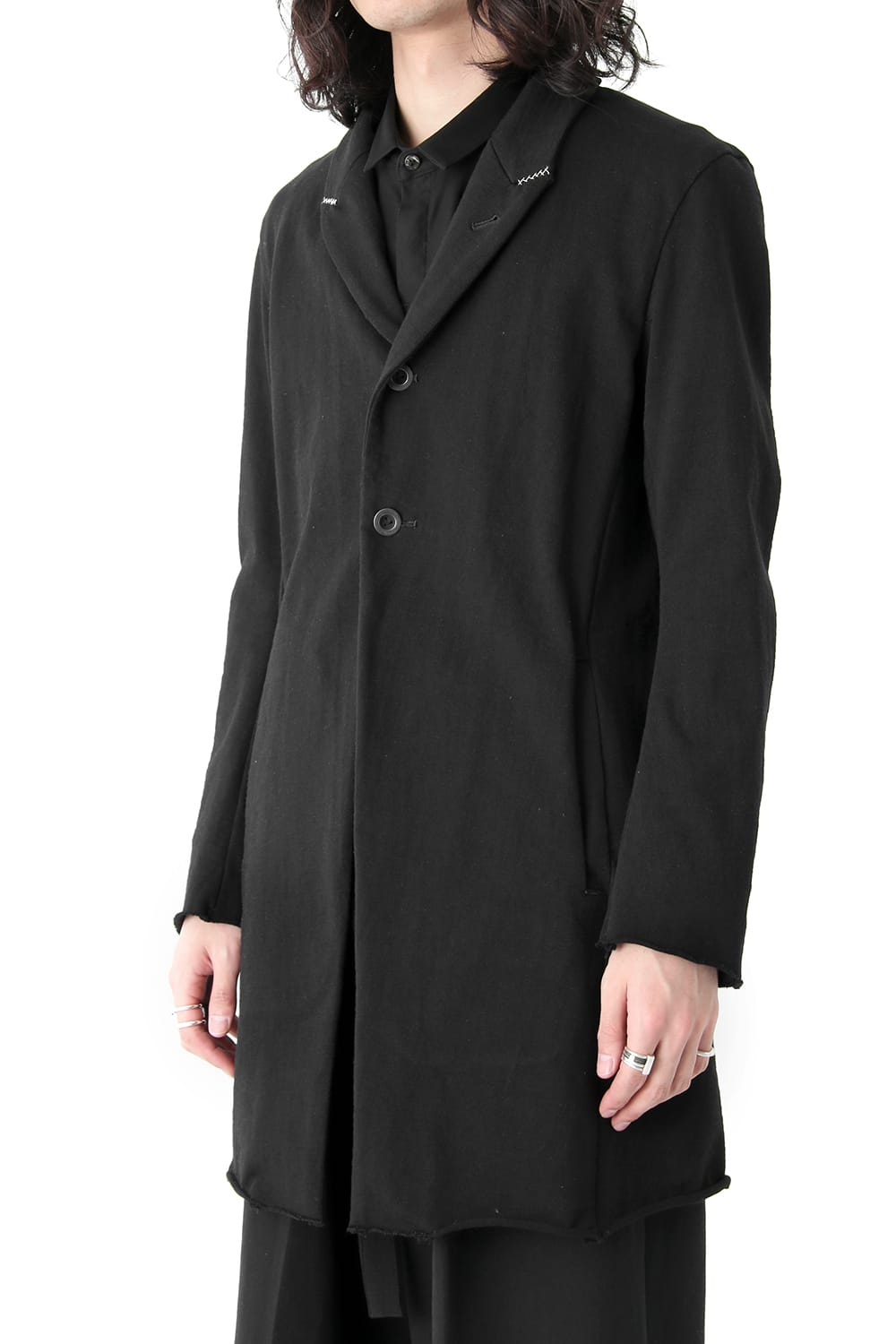 Hanging Inlay Long Jacket