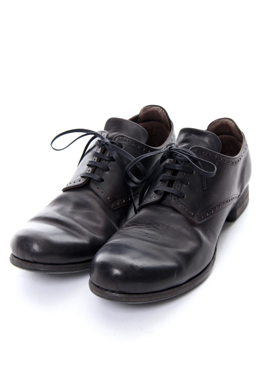 Guidi Leather shoes Lead Black