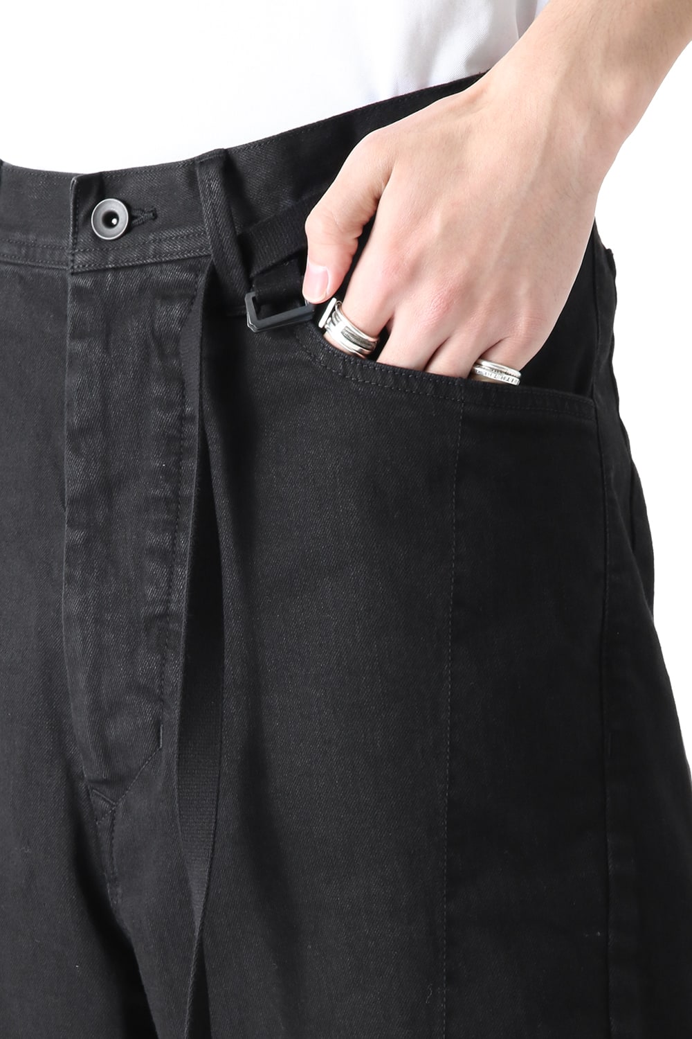 RANDOM WEBBING BAGGY SHORT PANTS - JULIUS