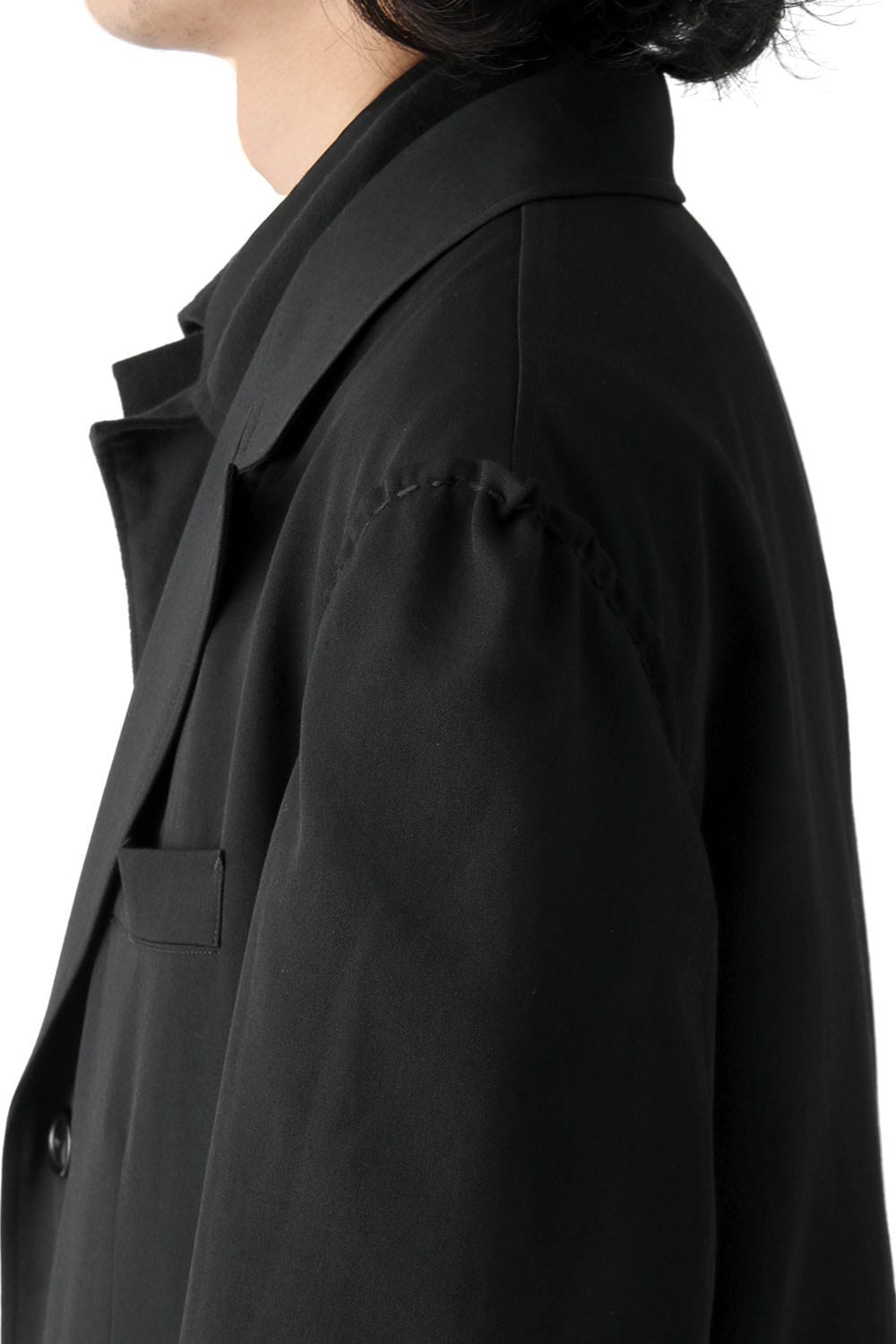 Print Embroidery Long Jacket