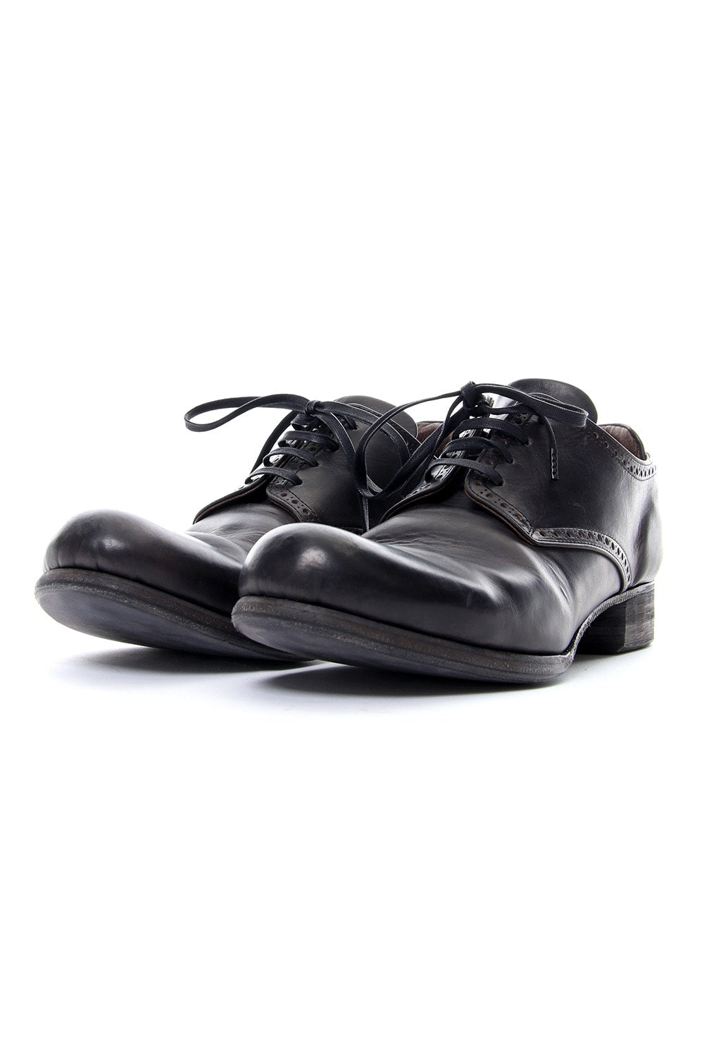 Guidi Leather shoes Lead Black