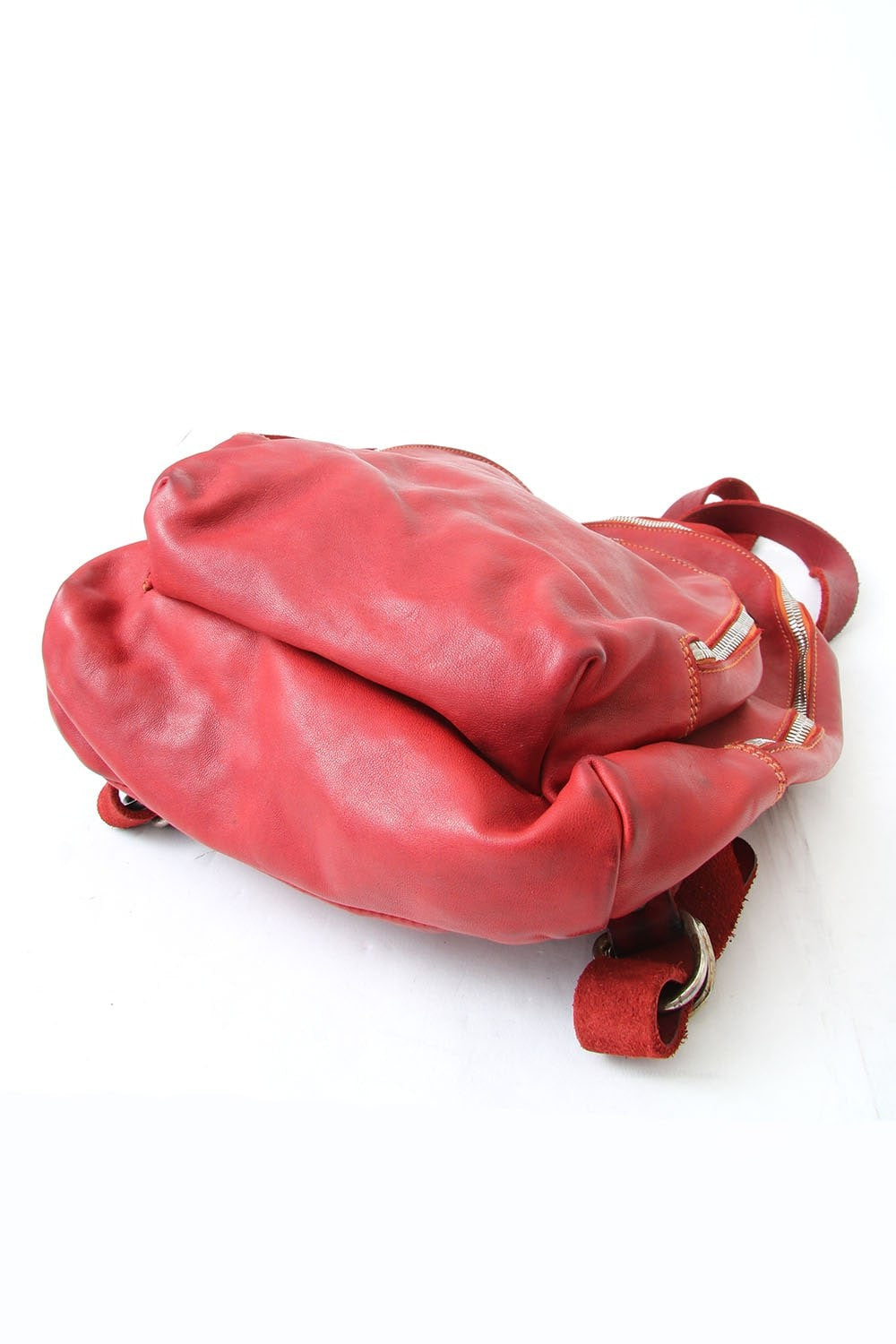 Soft Horse Leather Back Pack - DBP05 - RED