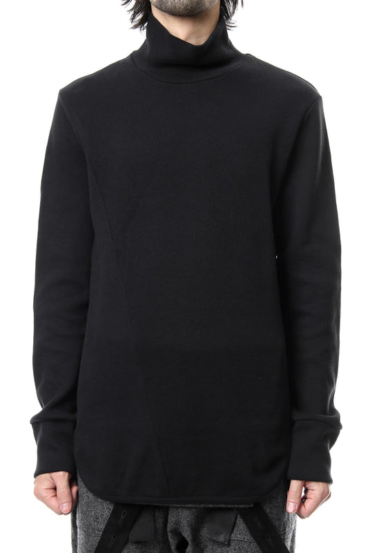 Double Face Shift Turtle neck L/S RB-013 Black