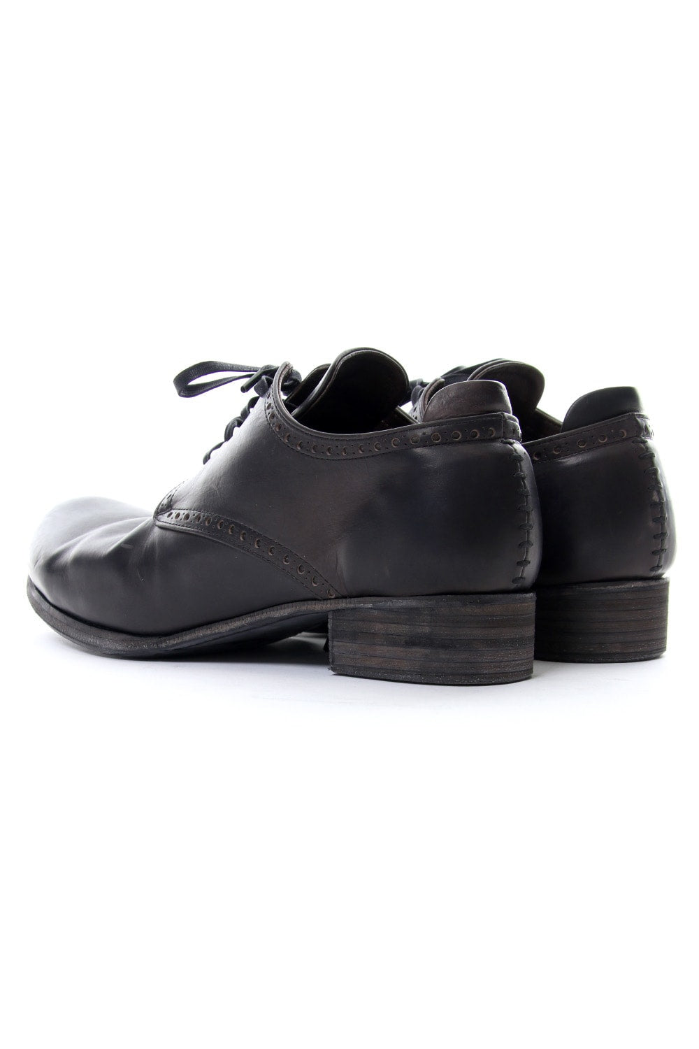 Guidi Leather shoes Lead Black
