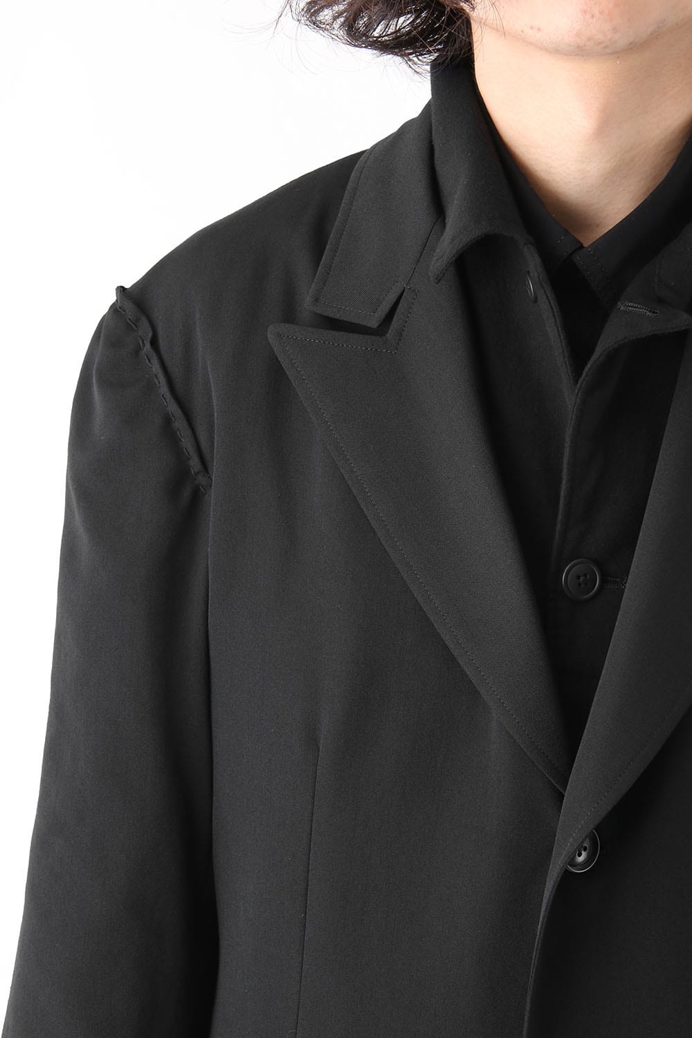 Print Embroidery Long Jacket