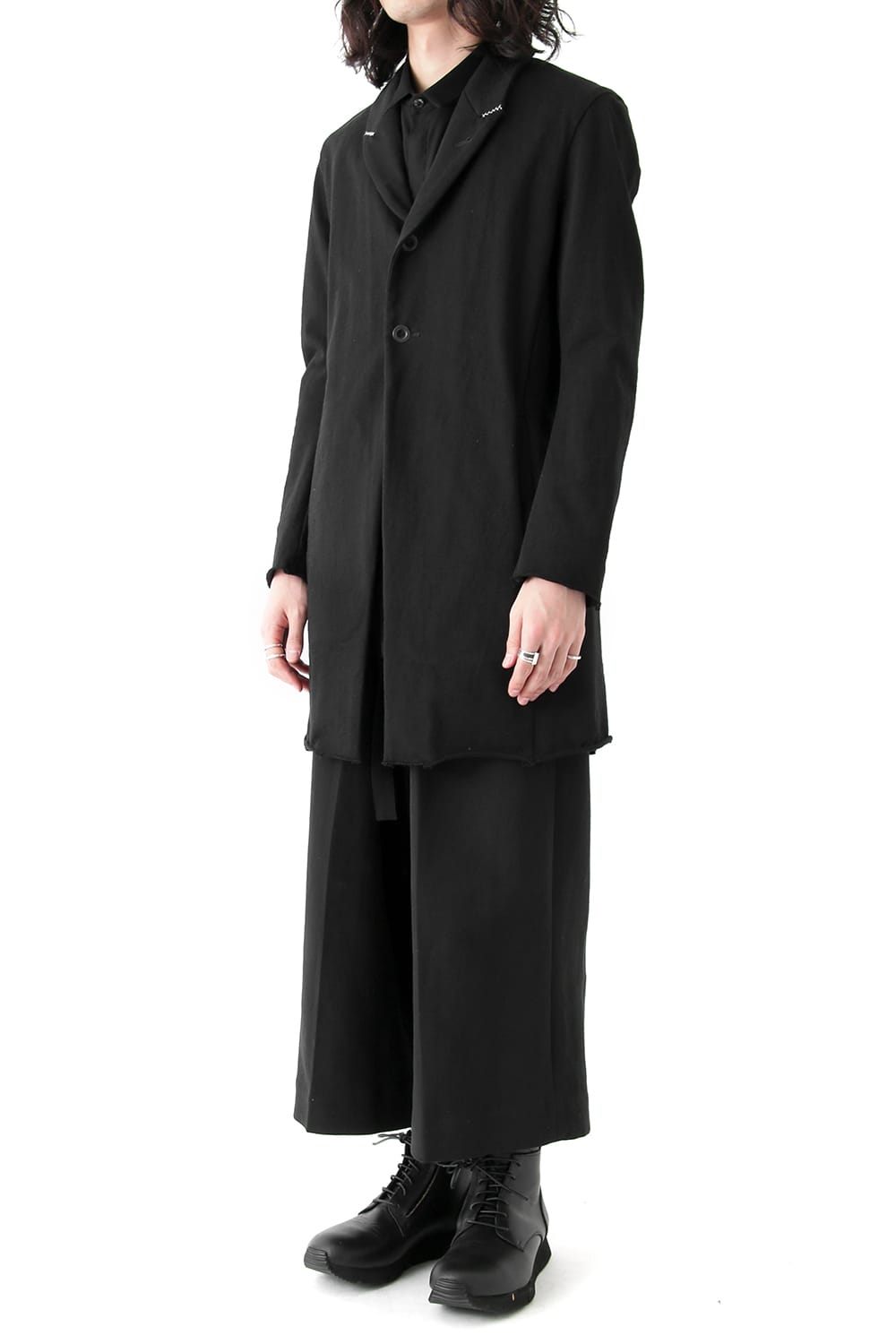 Hanging Inlay Long Jacket