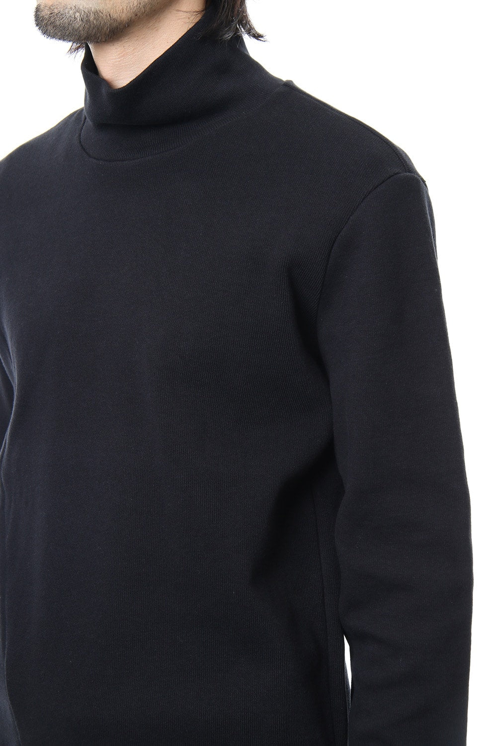 Double Face Shift Turtle neck L/S RB-013 Black