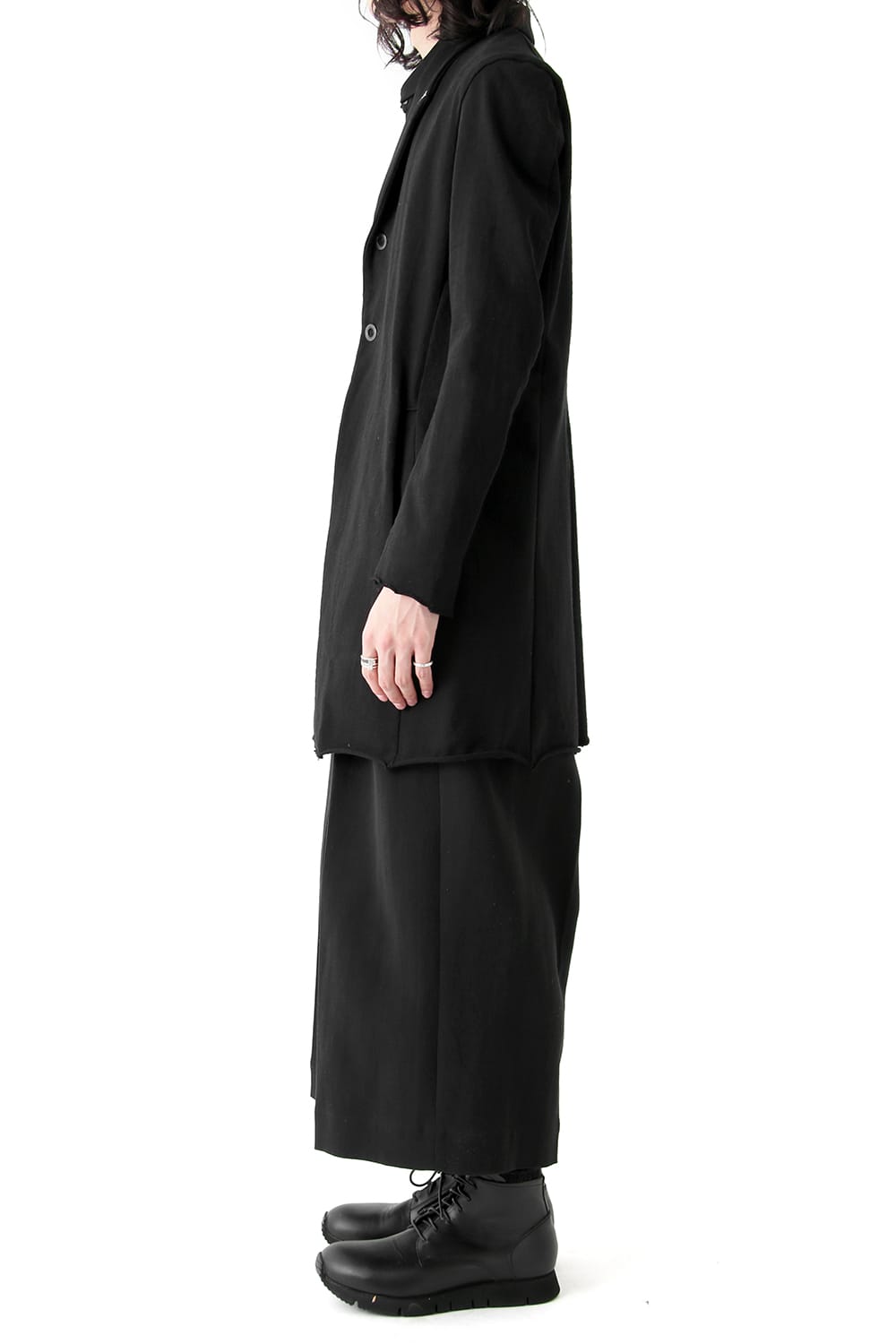 Hanging Inlay Long Jacket