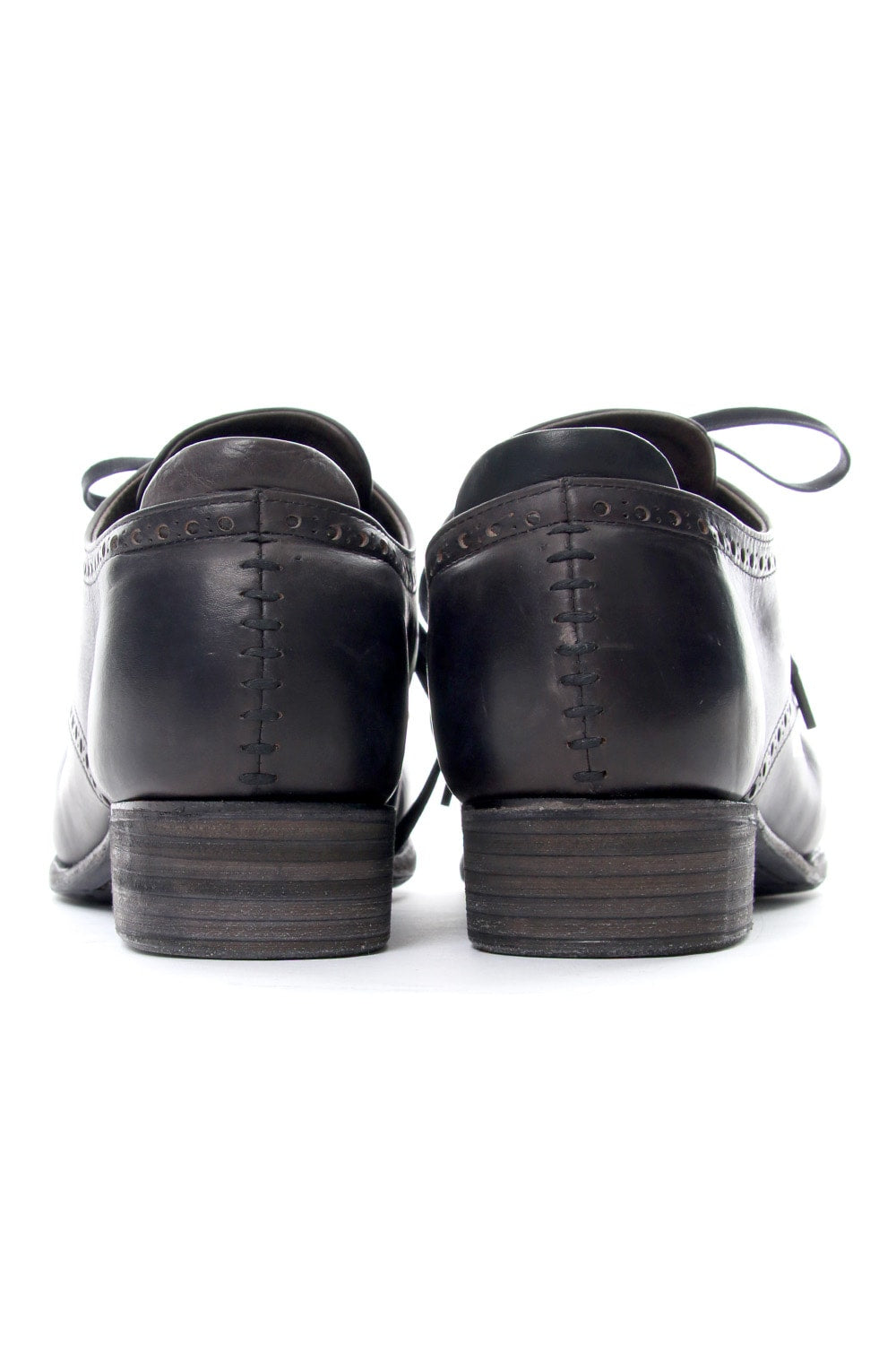 Guidi Leather shoes Lead Black
