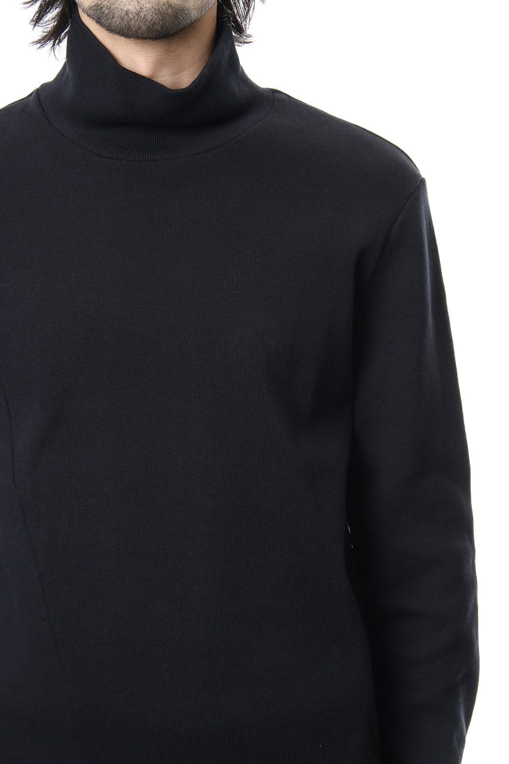 Double Face Shift Turtle neck L/S RB-013 Black