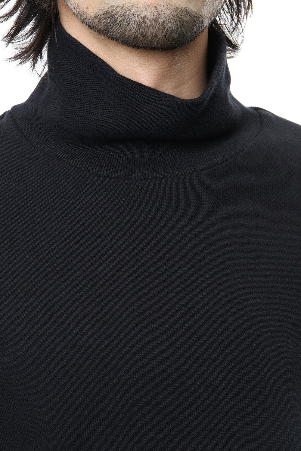 Double Face Shift Turtle neck L/S RB-013 Black