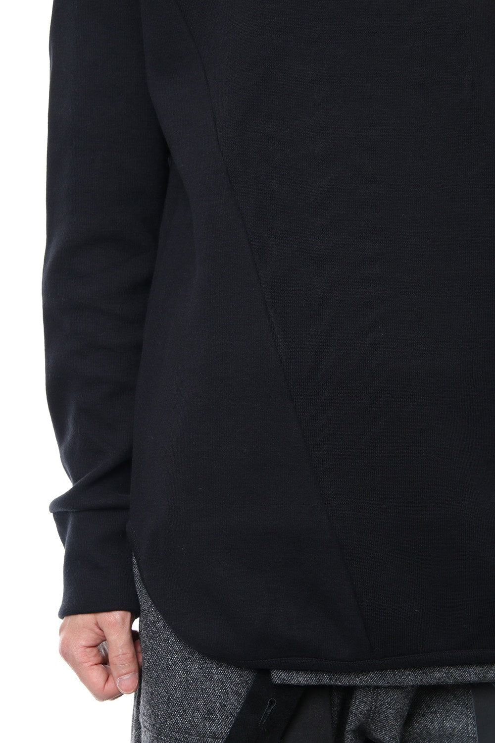 Double Face Shift Turtle neck L/S RB-013 Black