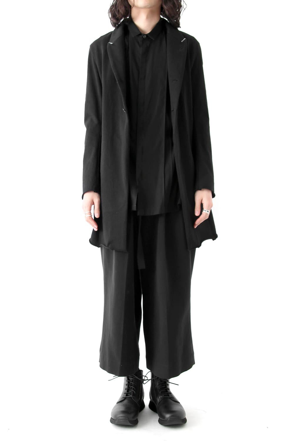 Hanging Inlay Long Jacket