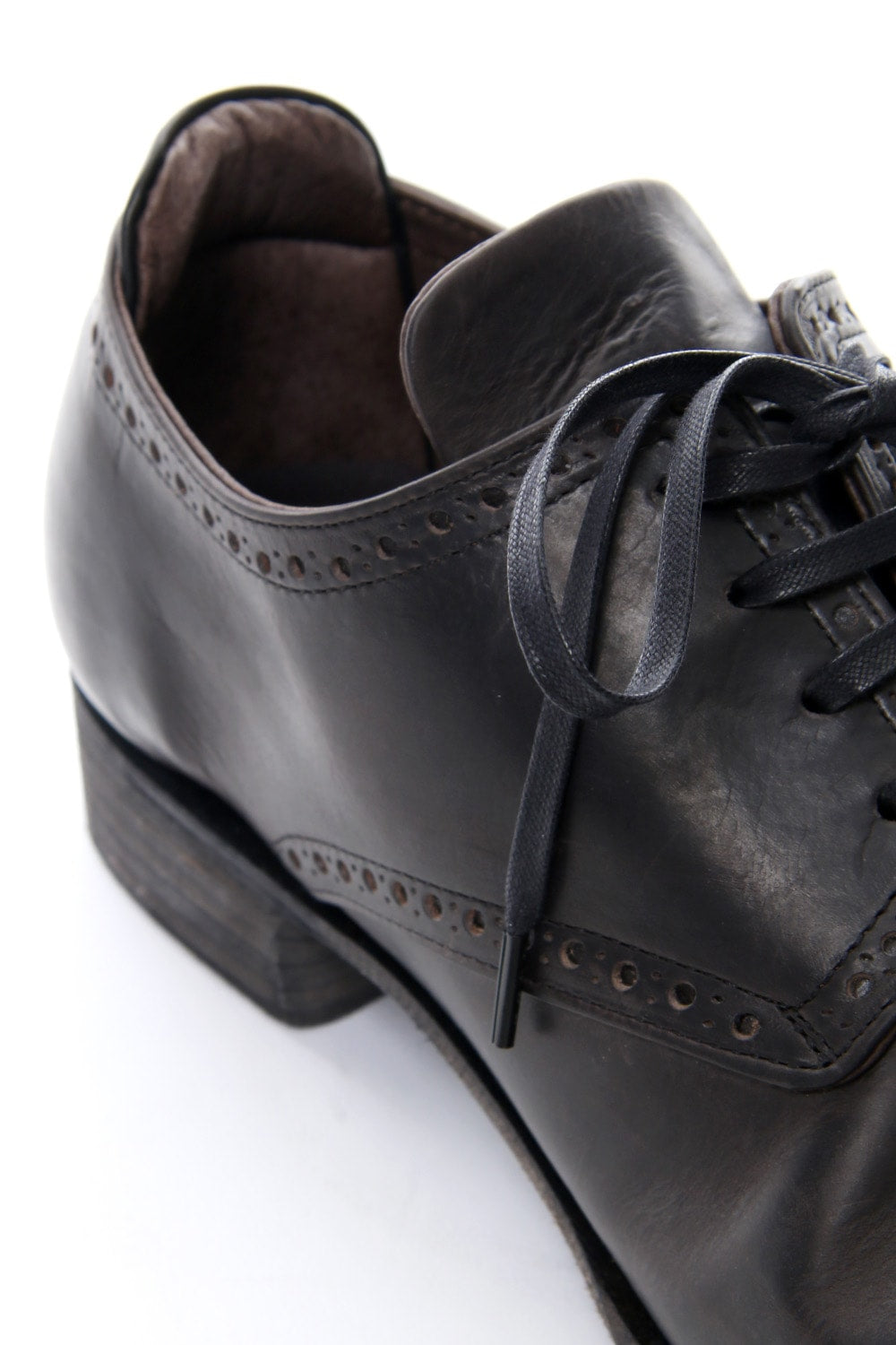 Guidi Leather shoes Lead Black