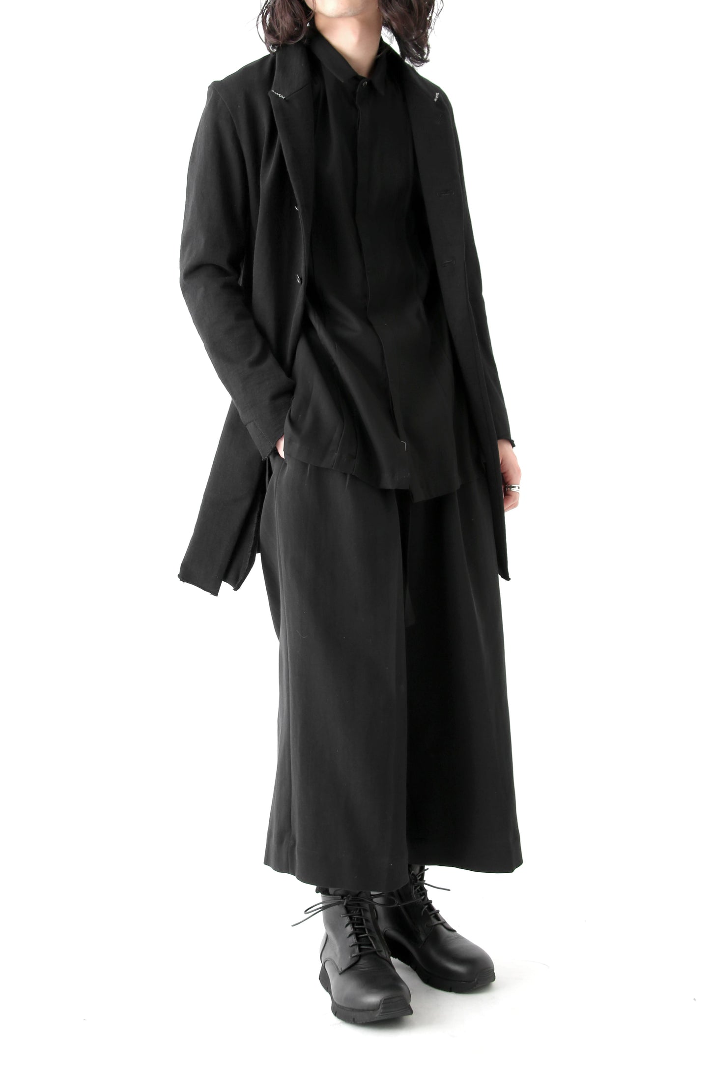 Hanging Inlay Long Jacket